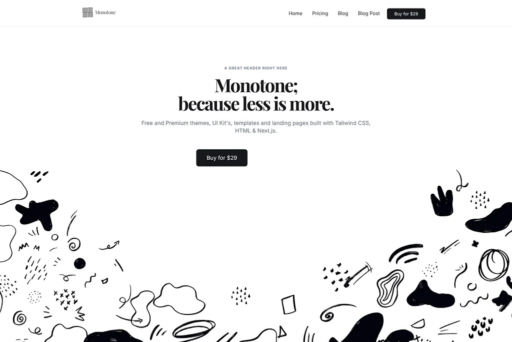 Monotone Starter Template