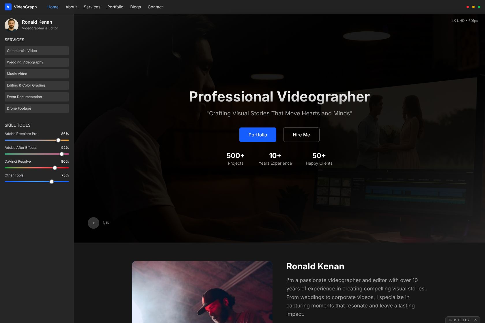 VideoGraph screenshot 2