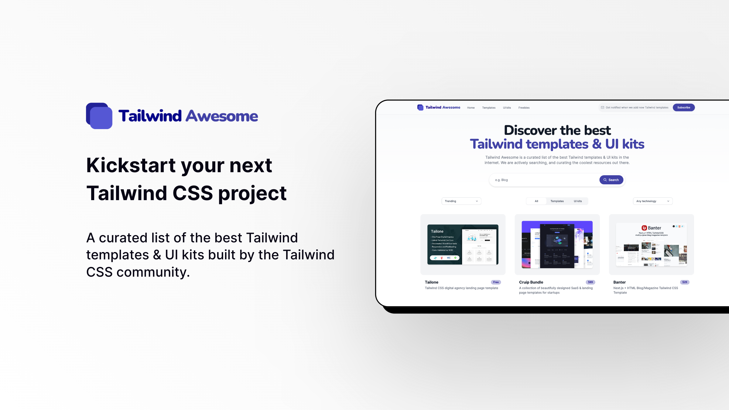 Trending Tailwind Resources Matching "Nft Marketplace" | Tailwind Awesome