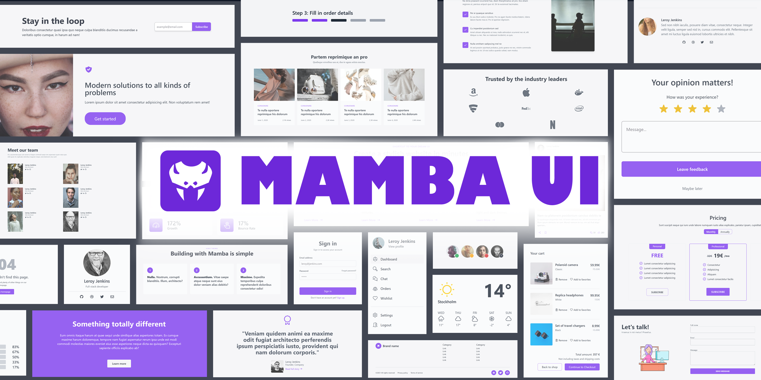 Mamba UI | Tailwind Awesome