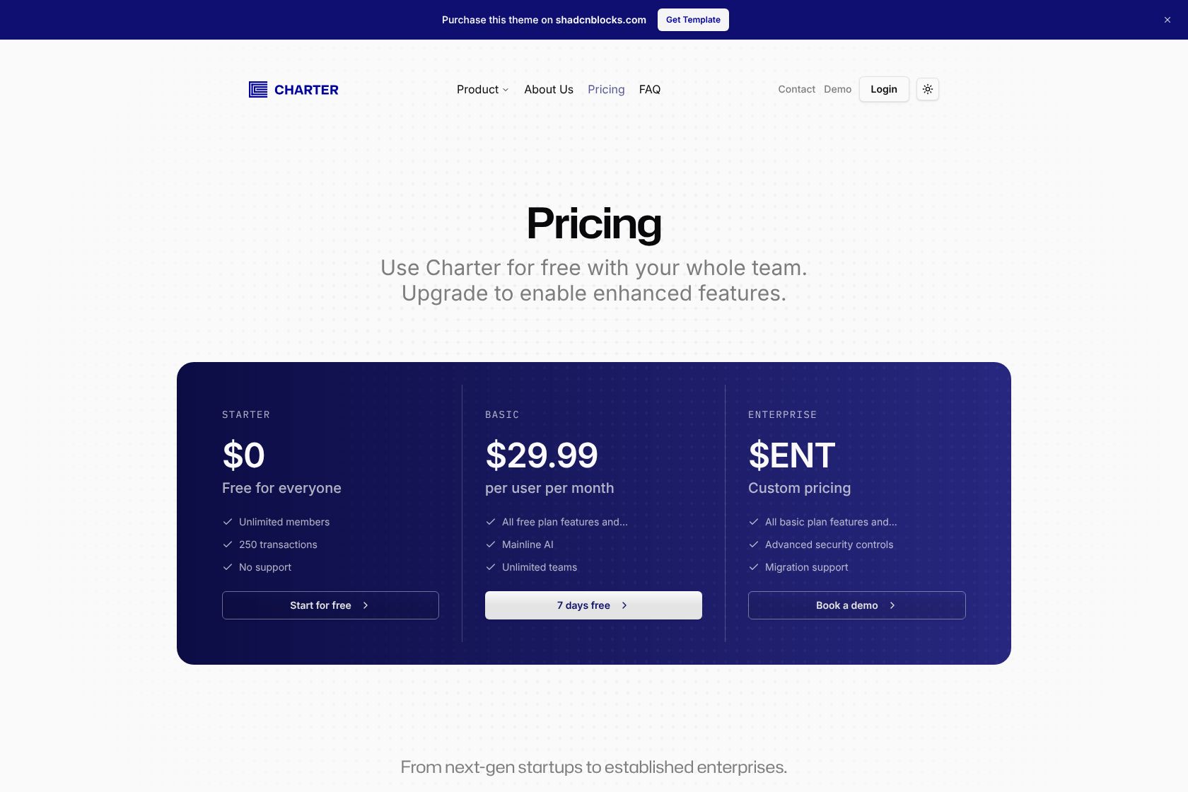 Charter screenshot 3