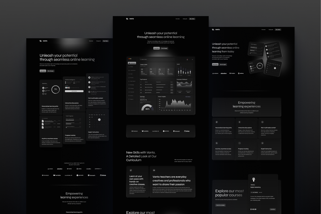 Trending tailwind resources made with astro matching courses