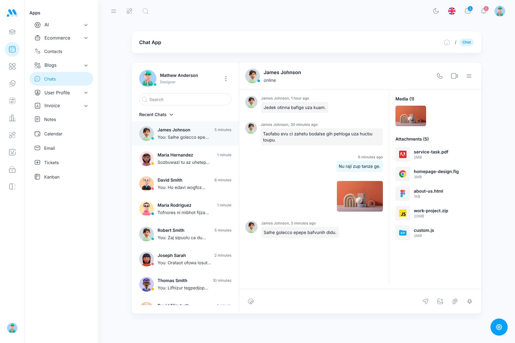 MaterialM screenshot 3