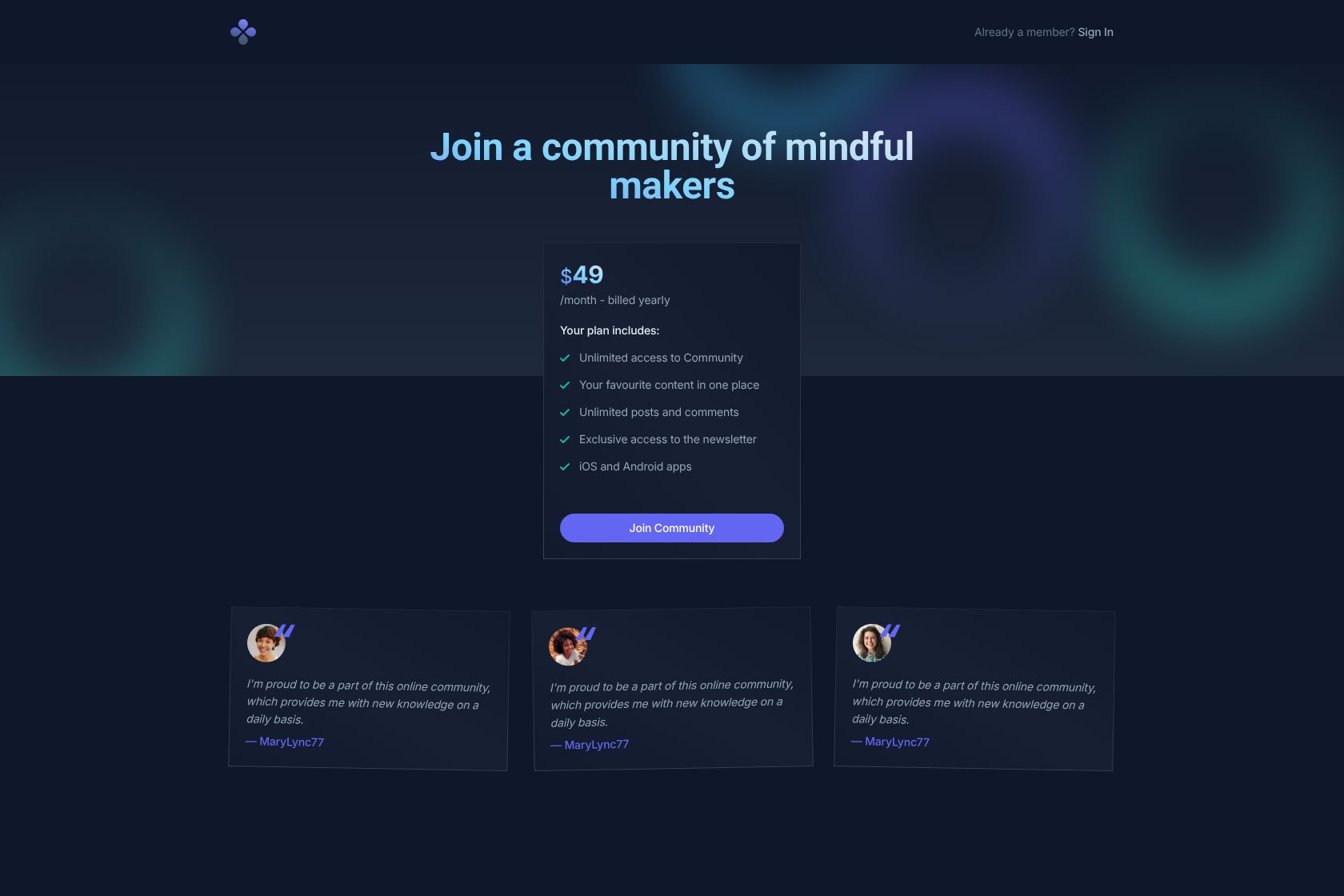 Community screenshot 3
