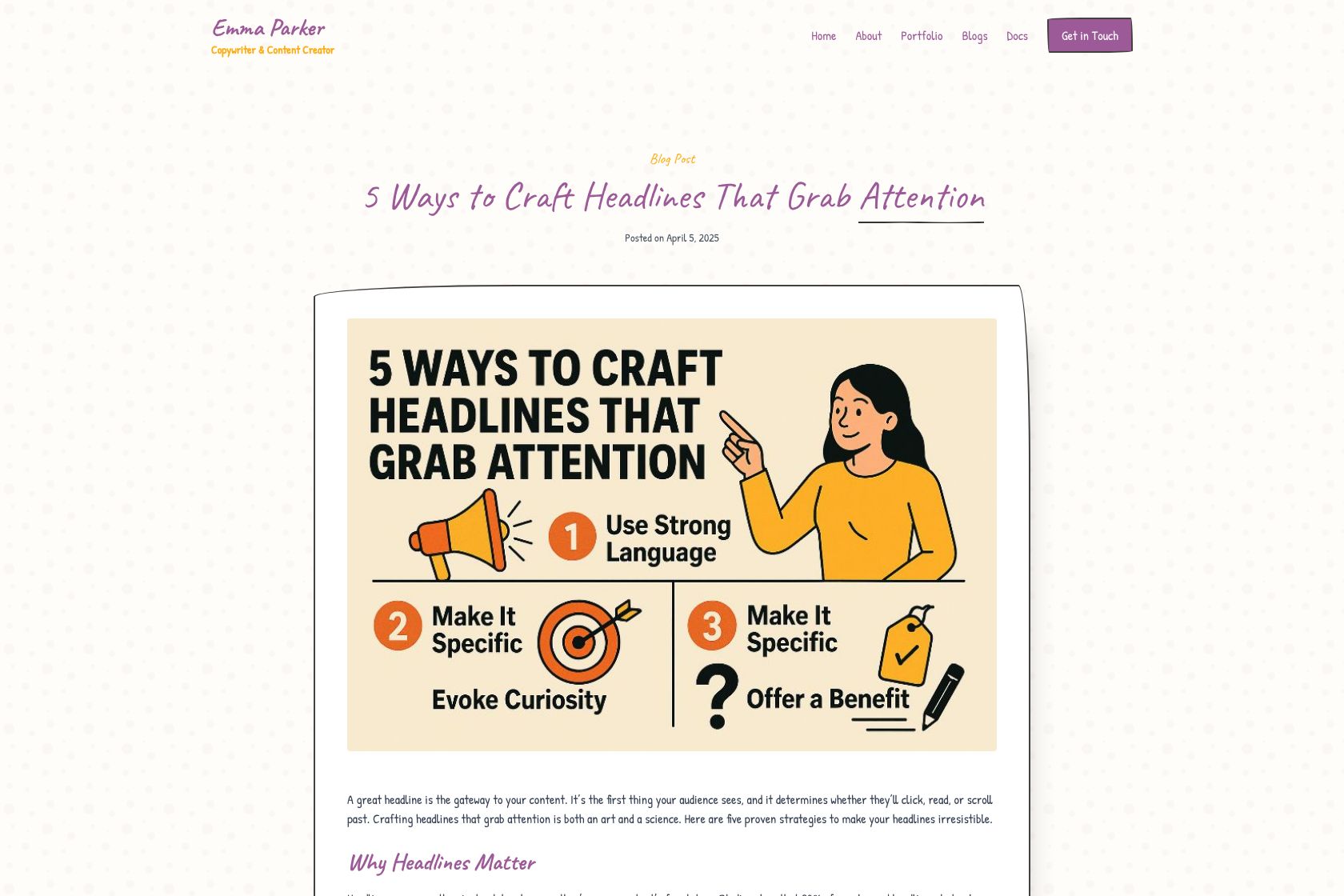 Creatorfolio screenshot 2
