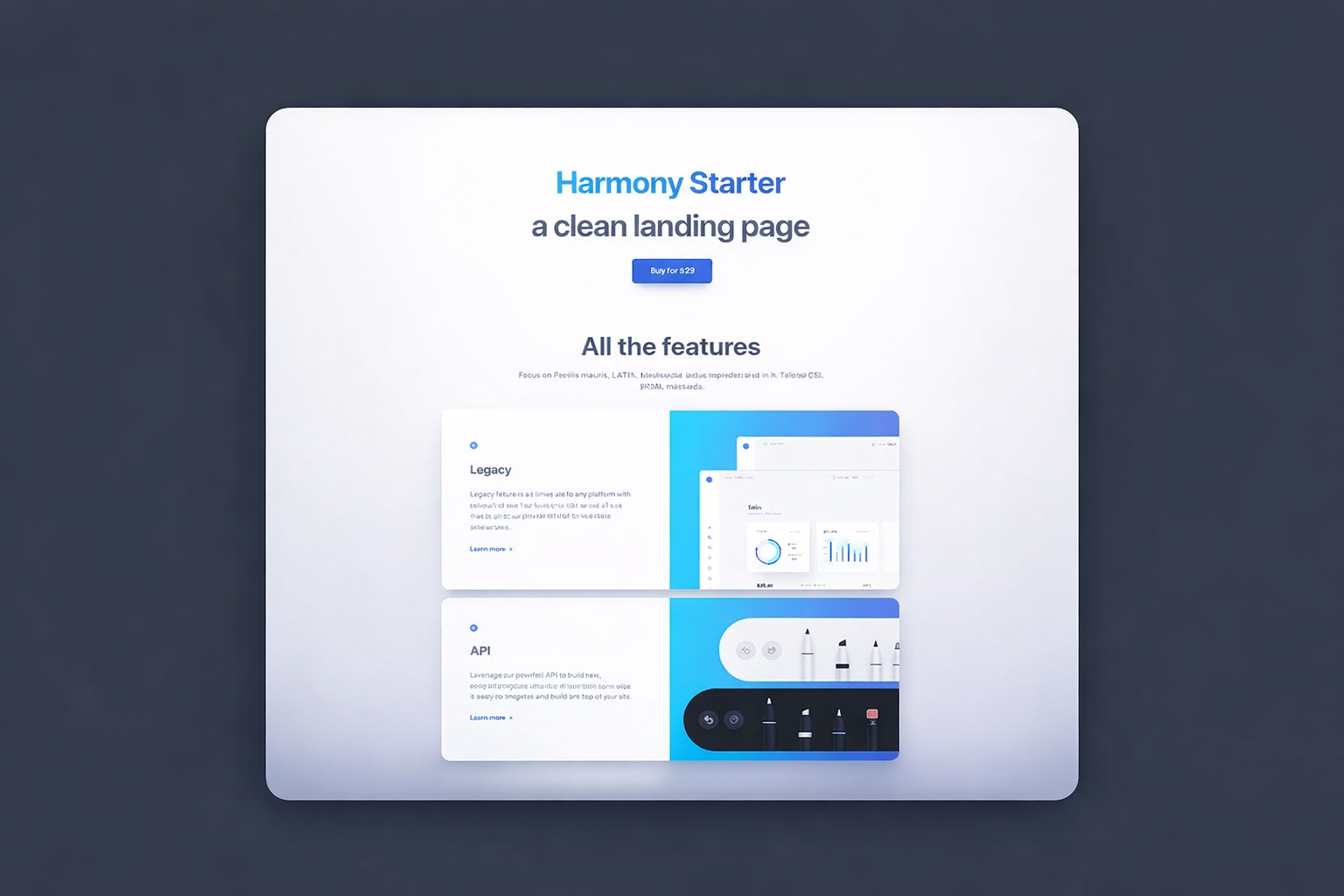 Harmony Starter Template