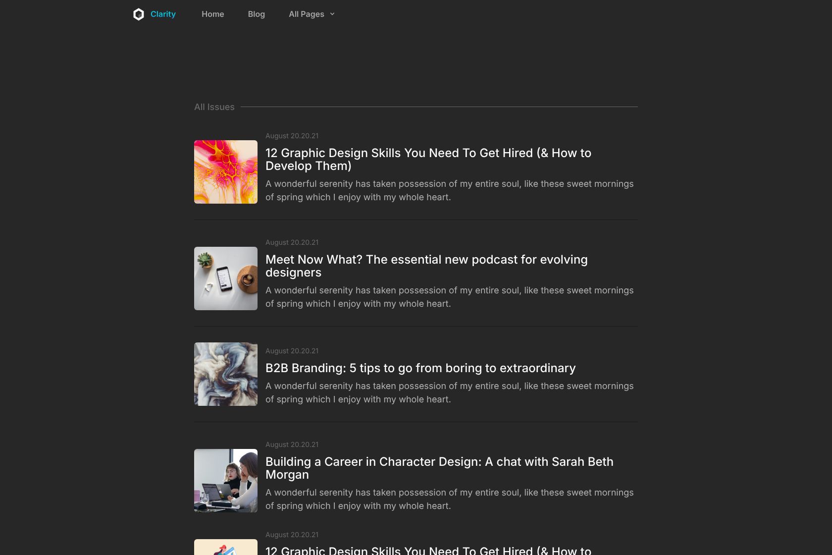 Clarity screenshot 2