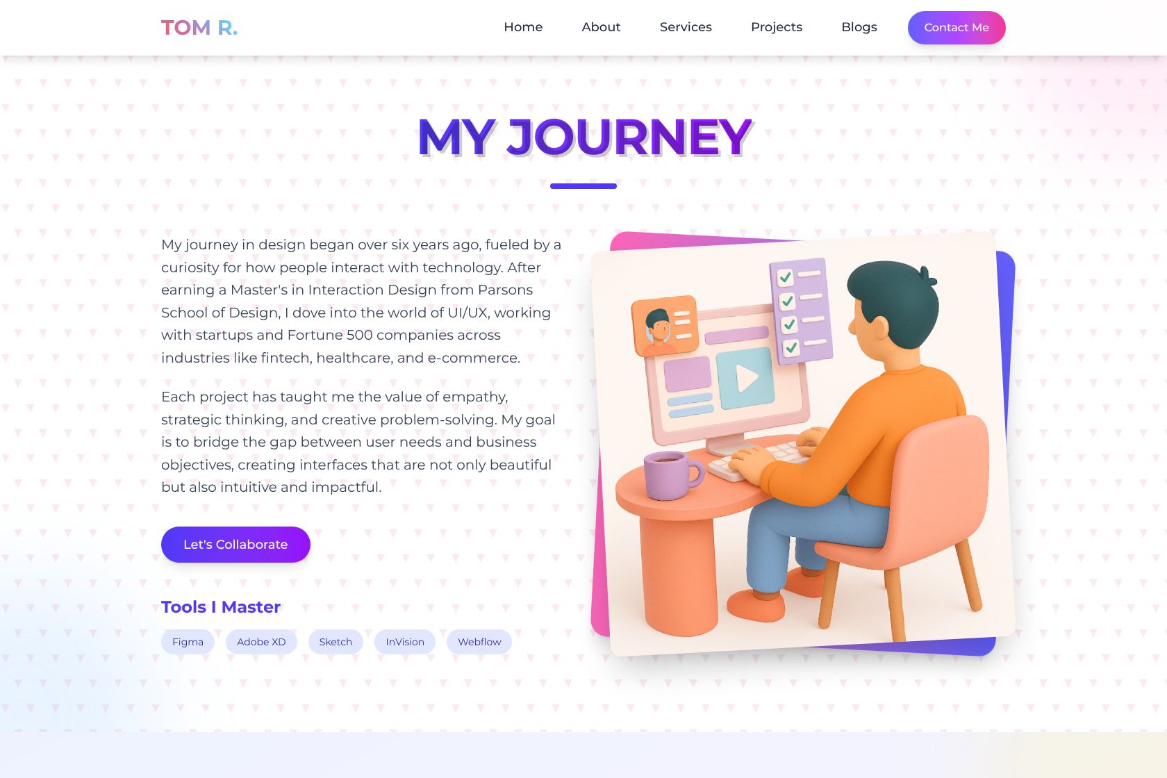 UXFolio screenshot 2
