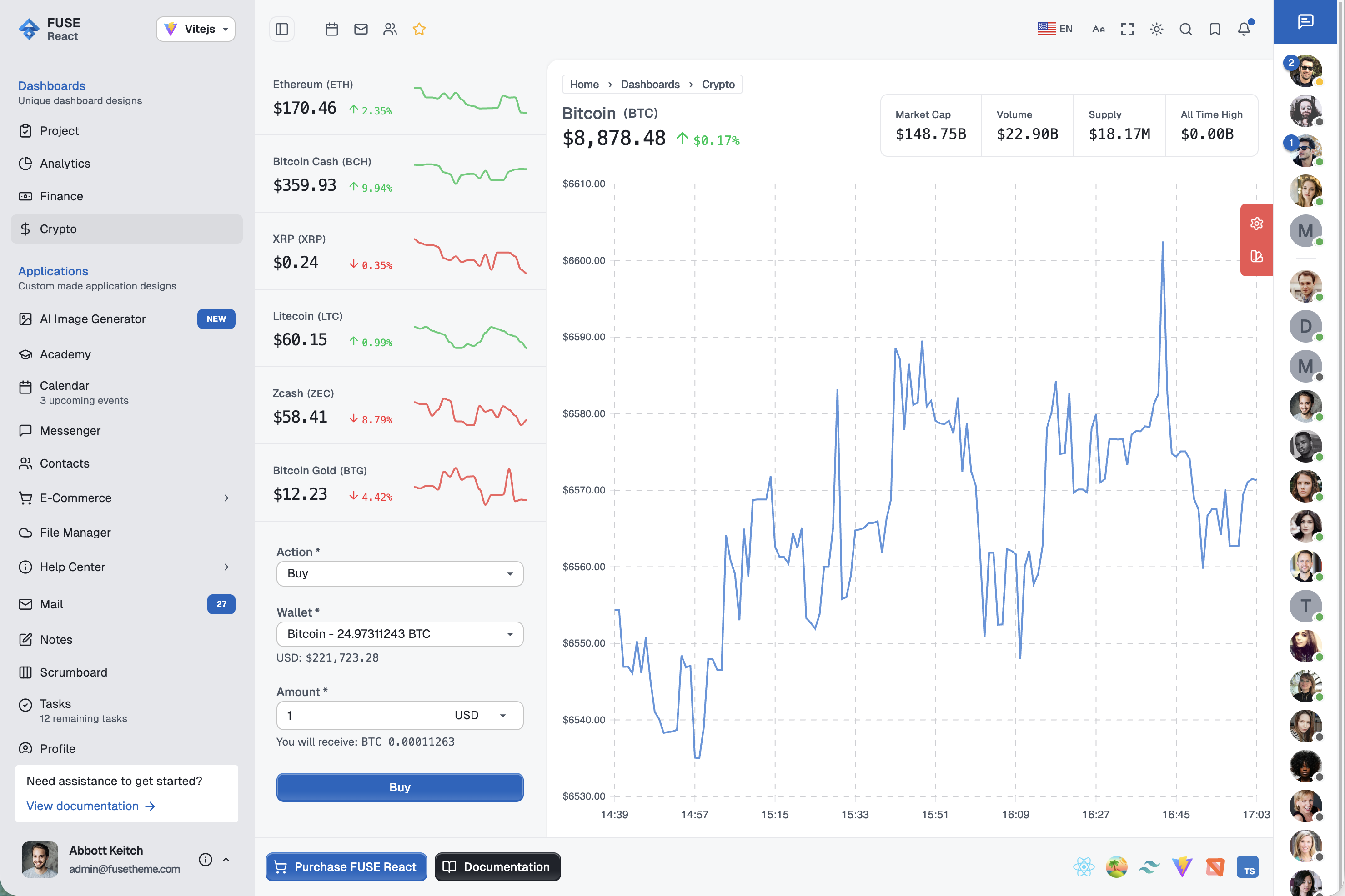 Fuse React screenshot 3
