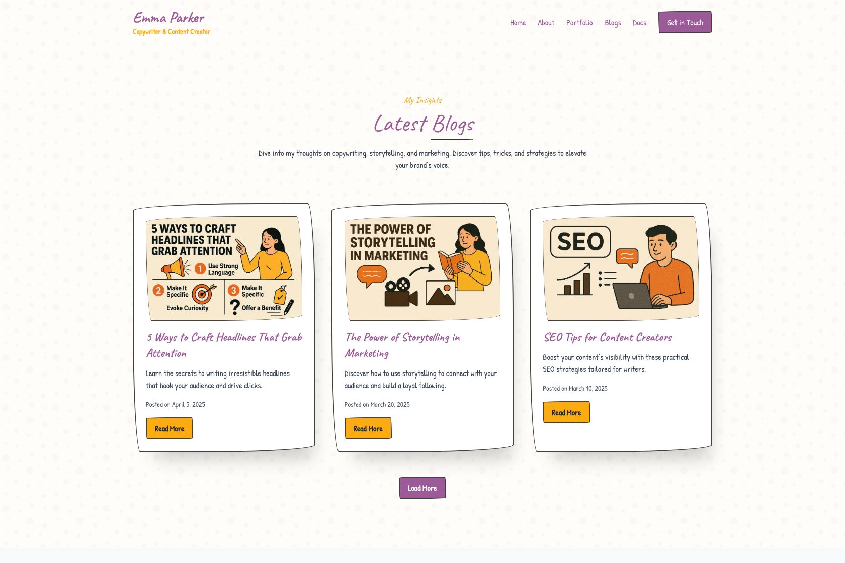 Creatorfolio screenshot 3